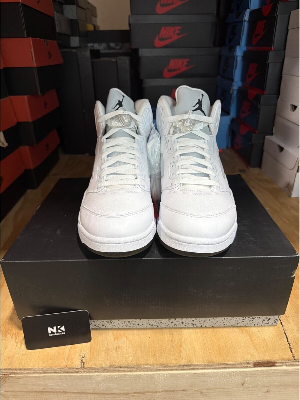Air Jordan 5 Retro 'White Metallic' 2026 HQ7978-103 BRAND NEW MENS SIZE 13 - Picture 3 of 5
